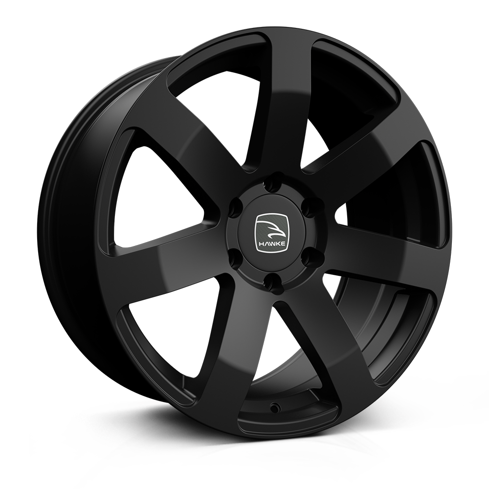 Hawke Summit 20 inch wheel finished in Matt Black; drilled to 5-120 stud pattern