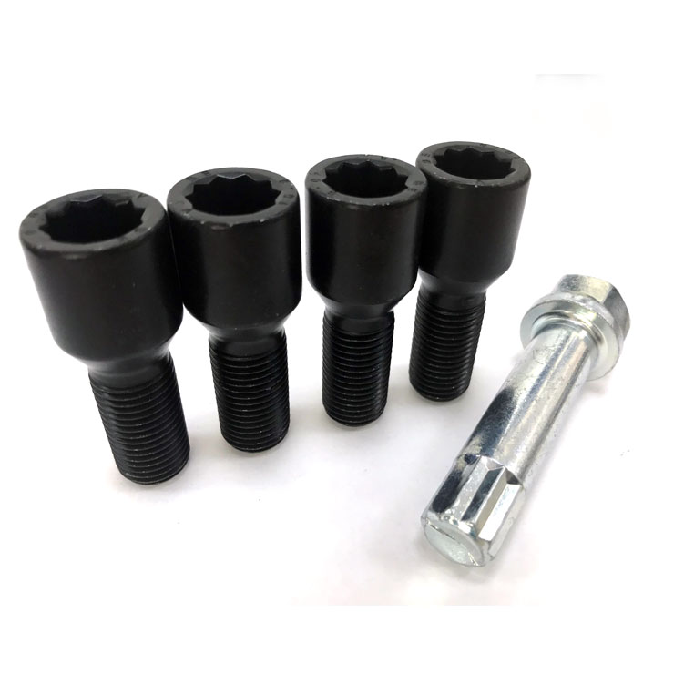 tecla 20 X Rueda de la aleación Sintonizador Pernos M12 X 1.25 50 mm de largo